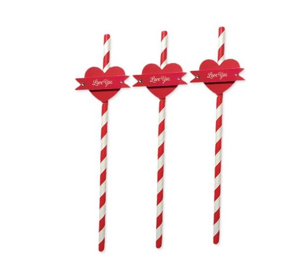 

сердце diy бумаги соломинки красный розовый светло-зеленый эко дружественных соломинки для свадьбы участие партии украшения поставок