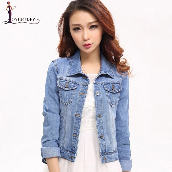 

spring women locomotive denim short jacket 2018 new autumn harajuku korean fashion outerwear trend slim women bomber coat xy516, Black;brown
