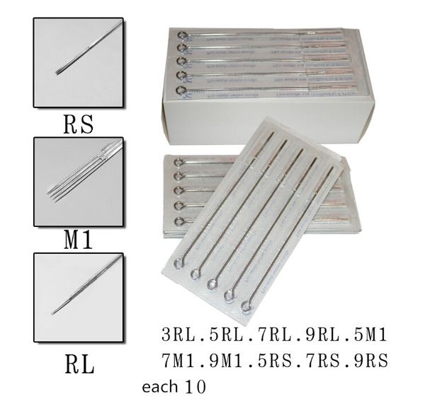 

tattoo needles 100 pcs a box equipment s mixed suit tattoos & body art