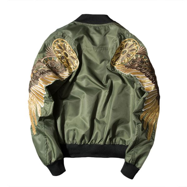 

jackets mens new spring multi color embroidery bomber jacket men streetwear brand-clothing casual hip hop coat, Black;brown
