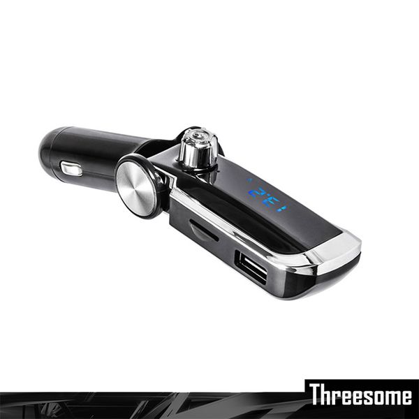 

srxtzm bluetooth car kit with handsfm transmitter receiver car charger mp3 player fm transmitter hands-modulator