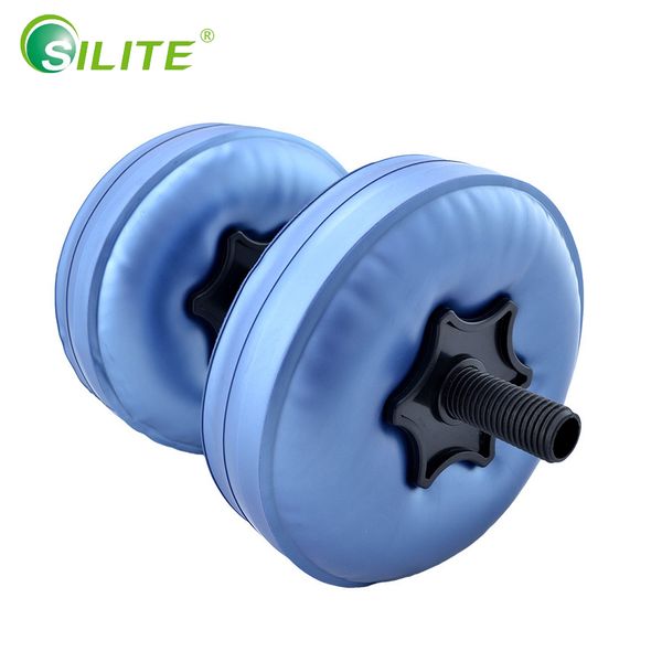 

silite a pair/2pcs dumbbells lose weight adjustable 5-10kg water pour dumbbell fitness gym equipment crossfit training sport