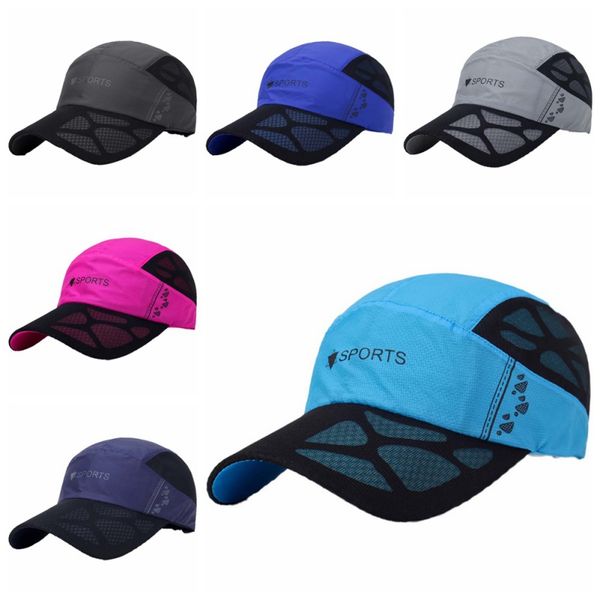 

2018 new summer cap men climbing quick-drying mesh hats women sunshade caps outdoor sports cap summer sun protection mesh, Black;white