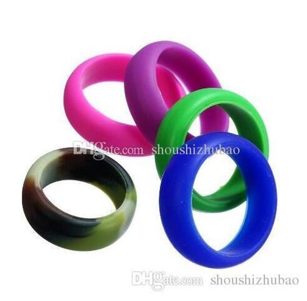 

1000 pices europe and the united states creative ring wedding ring of men and women of environmental protection silicone jewelry gift, Silver