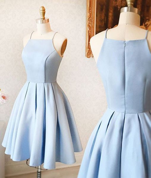 

real bridesmaid dresses knee length satin short maid of honor dress formal wedding guest gowns cocktail party dresses usa uk online, White;pink