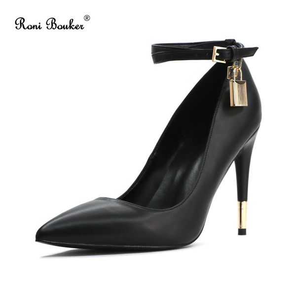 Großhandel Best Selling Leather Shoes Frauen Formale High Heels Pumps Mit Schloss Andere Farben Nach Maß Size35 42 Von Robinliao12 9067 Auf