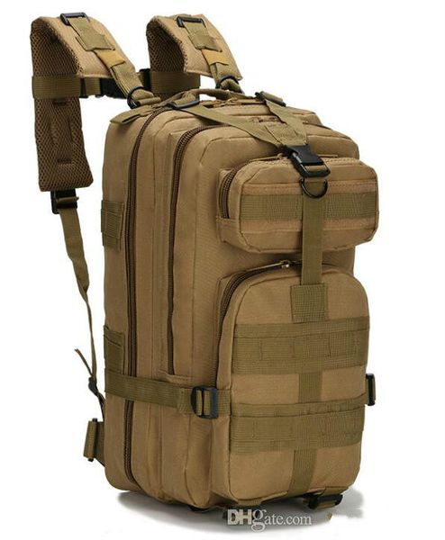 

wholesale-2018 New 30L Outdoor Sport Military Tactical Backpack Molle Rucksacks Camping Trekking Bag backpacks