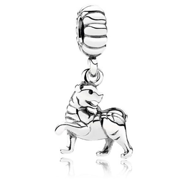 

fahmi 100% 925 sterling silver 1:1 original 791102 zodiac authentic temperament fashion glamour retro pendant wedding women jewelry gift, Black