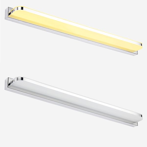 Luce della parete dello specchio del LED 25W 20W 15W 10W 3W AC85-265V 112CM-23CM Acrylic + Stainless coperta Warm lampade bianche diretto da Shenzhen fabbrica della Cina