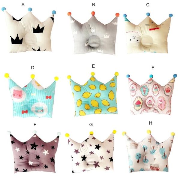 Baby Forming Pillow Cotton Pillow Prevent Flat Head Baby Cute