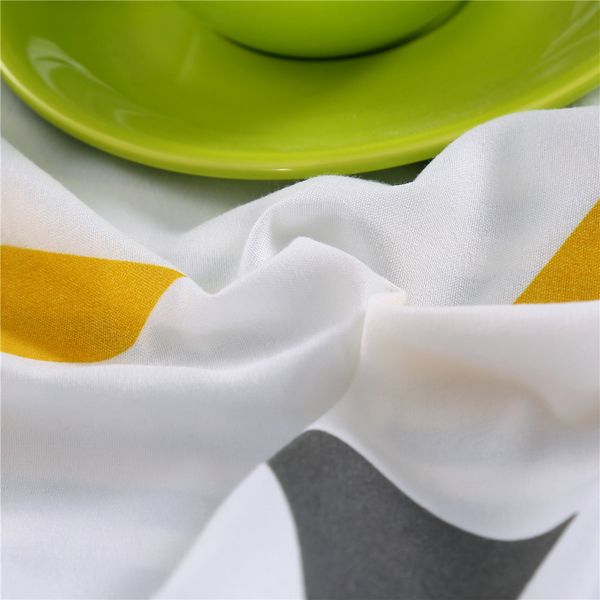 

bedding sets stripe black and yellow star print brief twin/double/ king size duvet cover bed sheet pillows bedline for 25