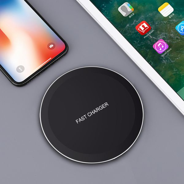 

wireless 10w qi fast charger for huawei xs max xr glass fast wirless charging pad for xiaomi galaxy s9 s8 note 9 retail