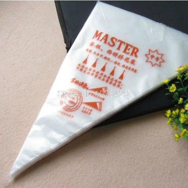 

disposable decorating bag the cake biaohua bag cream piping medium size thickened the nontoxic diy baking tools 20pcs/lot