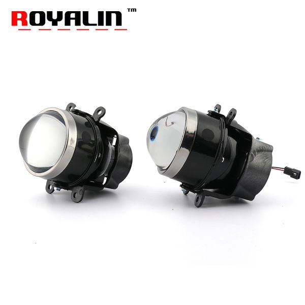 

royalin fog lens bi xenon projector h11 d2h light 3" for mazada mitsubishi pajero dacia car styling