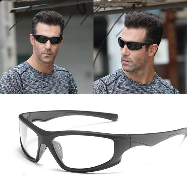 

chameleon square glasses men women polarized hd pchromic sunglasses for driving goggles vintage sun glasses gafas de sol, White;black