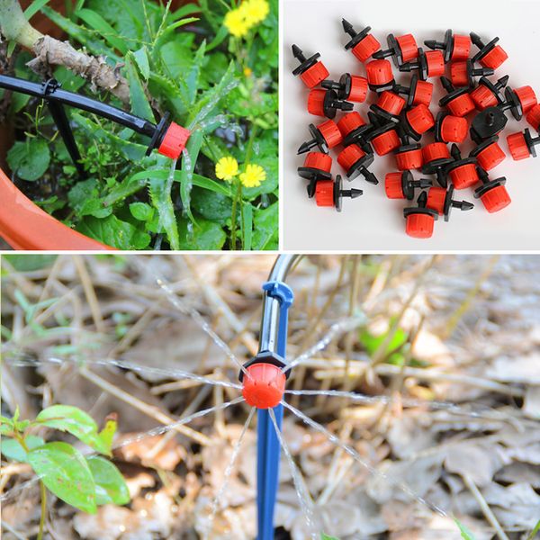 

adjustable tube drip irrigation watering sprinklers emitter drippers accessories