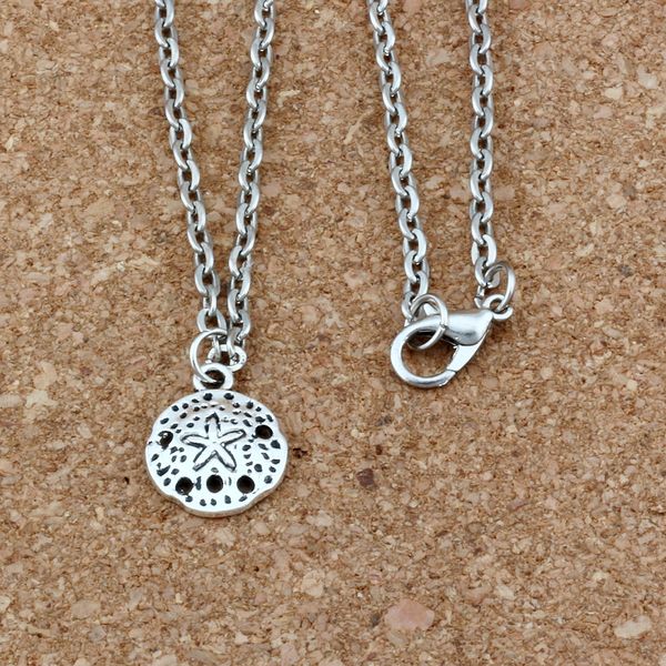

20pcs / lots Pendant Necklaces Antique silver Alloy Jewelry DIY 18 inches Chains Genuine Leather A-298d