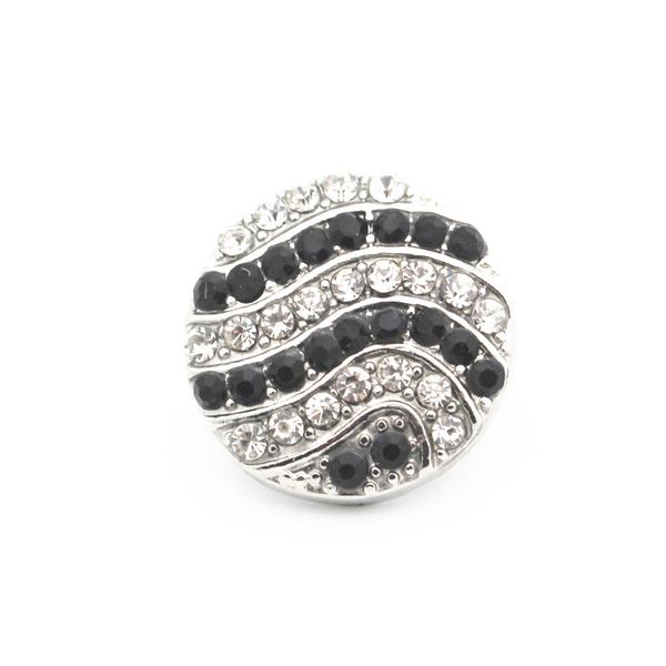 

wholesale 3pcs/lot new snap button jewelry metal round mixs crystal snap charms fit 18mm/20mm diy button bracelet, Golden;silver