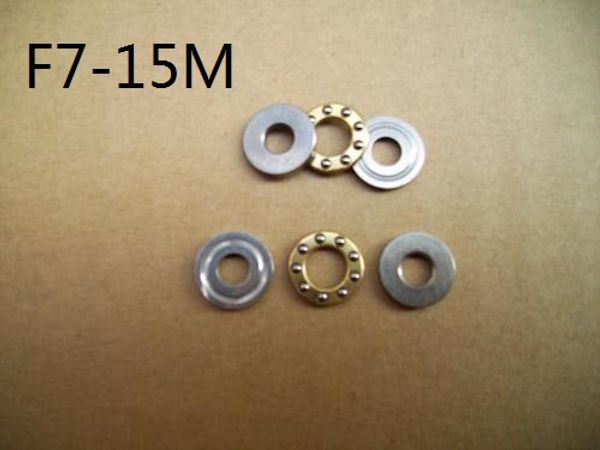 100 Stück F7-15M Axial-Kugeldrucklager 7*15*5 Miniatur-Axial-Kugellager 7x15x5 mm