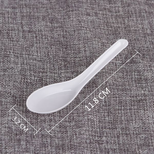 

wholesale asian soup spoons saimin ramen plastic spoon outdoor disposable spoons dining food w7365