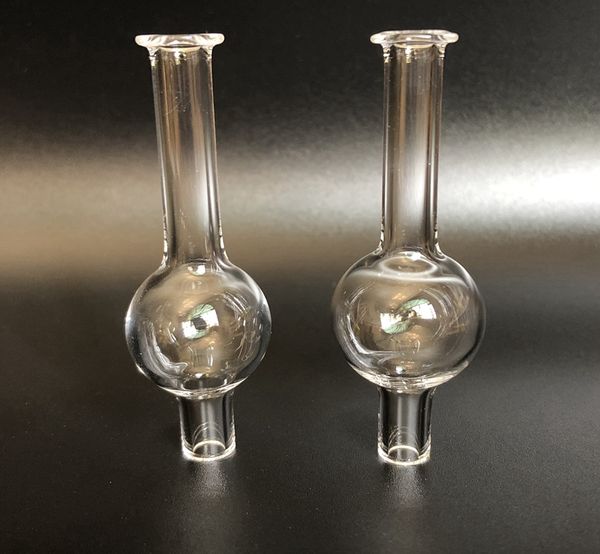 Neueste universelle klare Quarz-Blasenvergaserkappe, runde Kugelkuppel für Quarz-Wasserrohre, XL-dicke Quarz-Thermo-Banger-Nägel