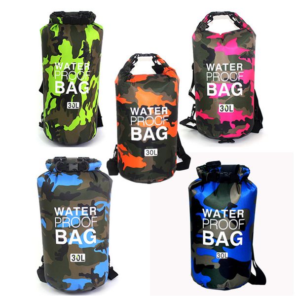 

outdoor waterproof bag travel bag ultralight camping hiking dry organizers drifting kayaking swimming bags for swimwear women