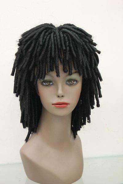 

black african style women lady wigs dreadlocks ruud gullit wig, Black;brown