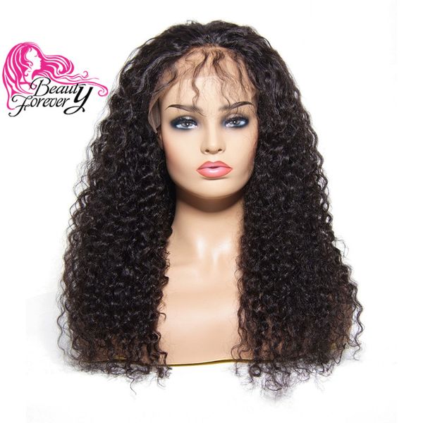 

13x3 бразильские вьющиеся кружева передние парики для женщин с предварительно Placked детские волосы естественный цвет Реми человеческих волос парик 130% плотность 10-24 дюйма