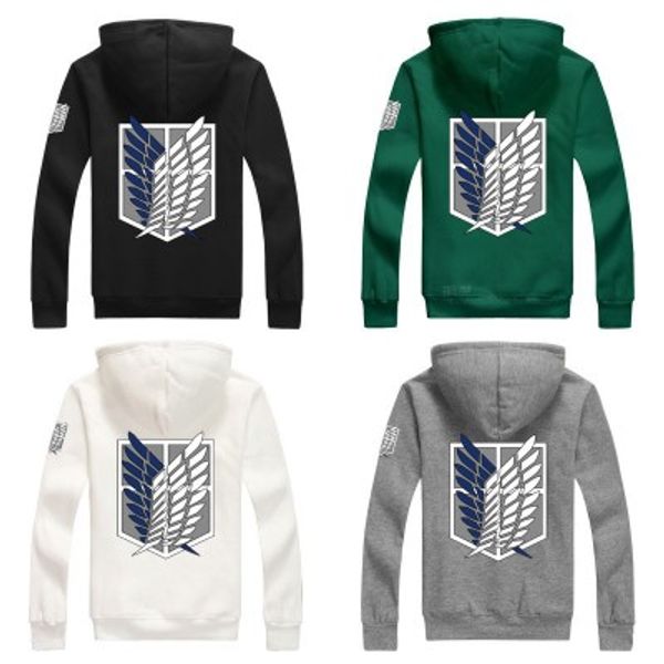 

men women anime attack on titan cloak no kyojin costume anime cosplay green cape clothesat skirt hoodies, Black;red