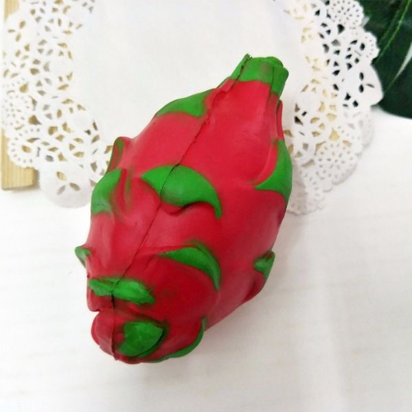 

pu slow rebound toy simulation fruit dragon fruit foam decompression toy