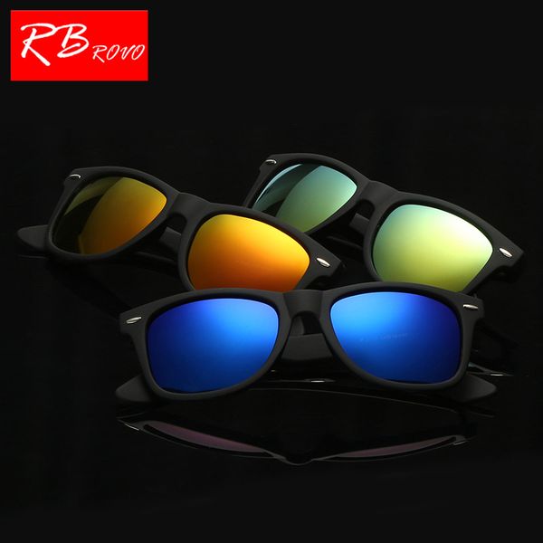

rbrovo 2018 vintage sunglasses men designer luxury man/women hd polarized sun glasses classic shopping uv400 outdoor glasses, White;black