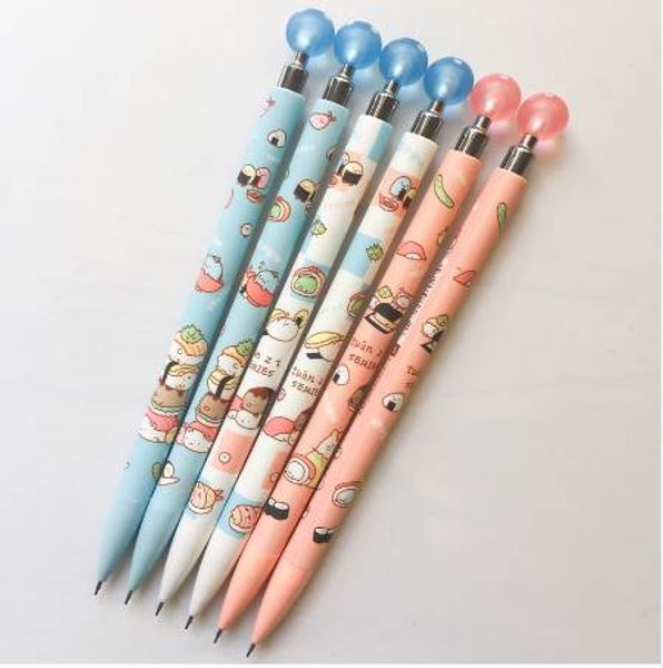 H13 3x симпатичные Kawaii суши питание пресс автоматический механический карандаш написание рисунок школа канцелярские принадлежности студент канцелярские 0.5 мм