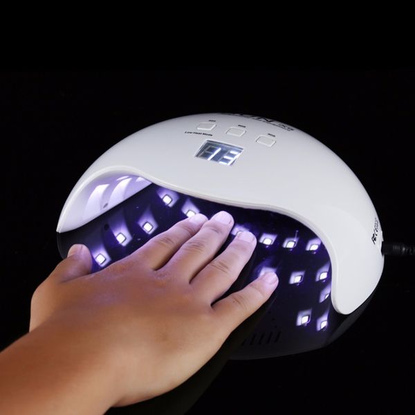 

uv led lamp 48w nail dryer 21 leds sunx9 gel polish manicure dual light nail art tool with 30s/60s/99s timer