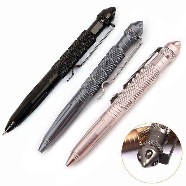 

1 piece lytwtw's defence personal tool multipurpose aviation aluminum anti-skid portable tactical self defense pen