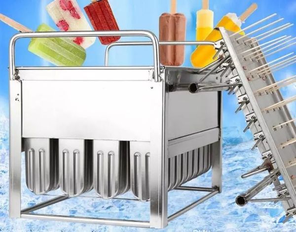 

stainless steel popsicle ice cream molds ice lolly mould 40pieces commercial use plasma robot welding with stick holder llfa