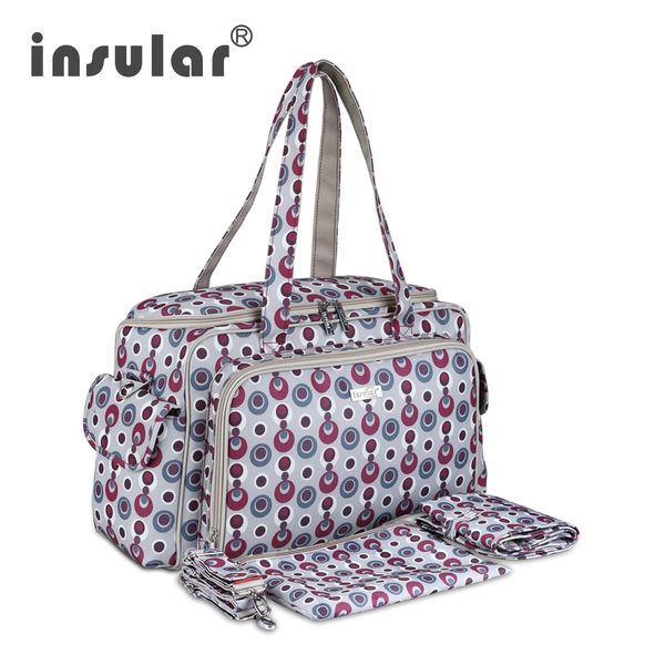 

insular brand baby stroller bag fashion baby nappy bag mummy messenger waterproof 600d nylon mommy changing