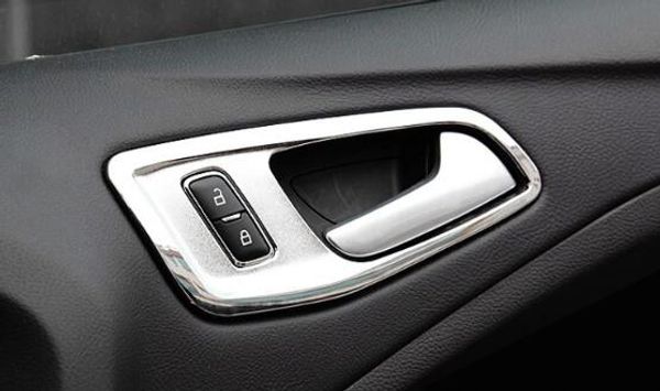 

abs chrome 4pcs internal door handle cover,decoration trim,decoration frame for ford escape/kuga 2013-2018