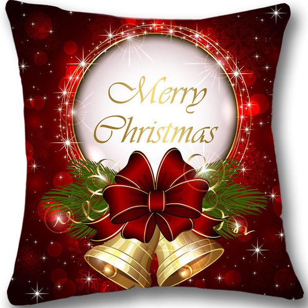 New Christmas Custom Cushion Cover 18red Decorative Throw Pillow