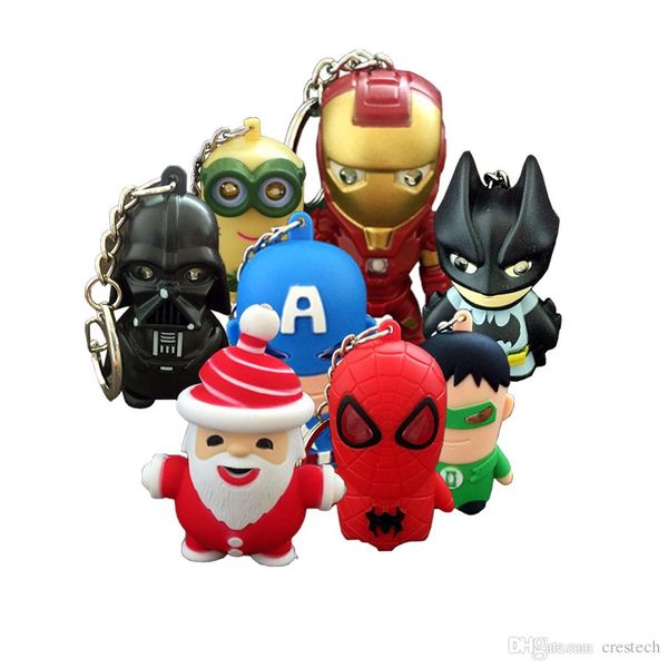 

человек-паук светодиодный marvel брелок фонарик с кольцом карабина