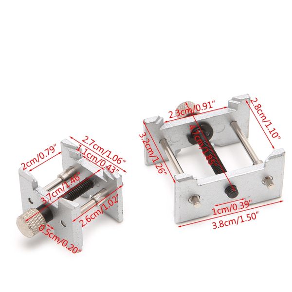 

two-in-one watch case metal movement holder watchmaker clamp repair tool