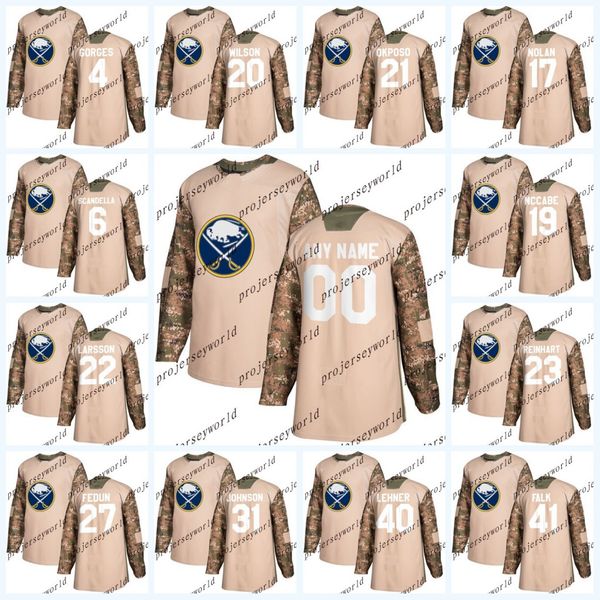 

Womens 4 Josh Gorges Buffalo Sabres 2018 Camo Veterans Day Jerseys 5 Matt Tennyson 6 Marco Scandella 8 Casey Nelson Hockey Jerseys