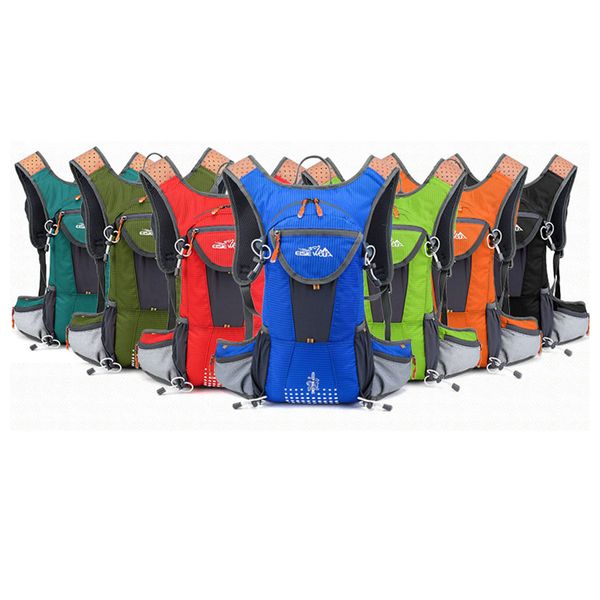 

15l 7 colors nylon outdoor sport marathon hiking running cycling bag backpack