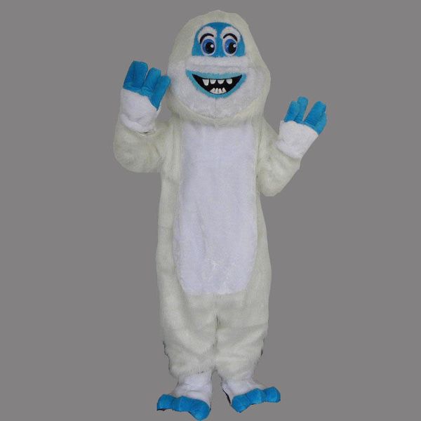 2018 heißer Verkauf Cartoon Party Iceman Kostüm Weihnachten blau Eis Mann Schneemann Maskottchen Outfit Halloween Chirastmas Party Kostüm