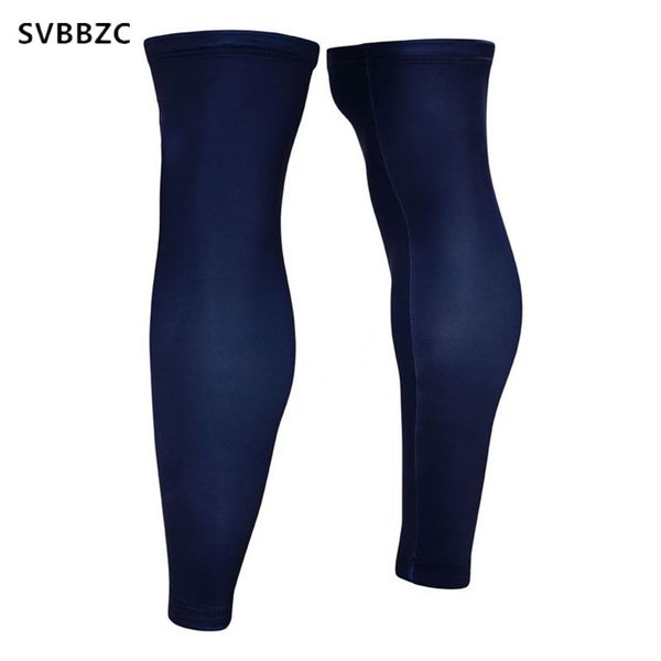 

outdoor sports cycling leg long length breathable cycling leg sleeve men women running football basketball sports warmers, Black
