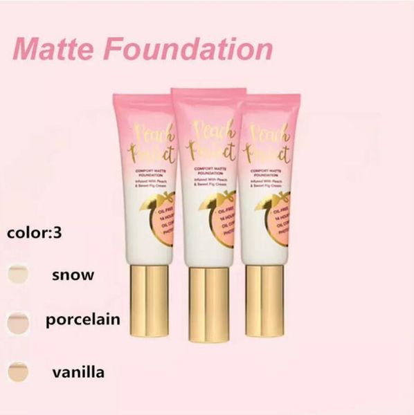 

48ml matte foundation makeup primer primed peachy peach perfecting primer infused with peach & sweet fig cream