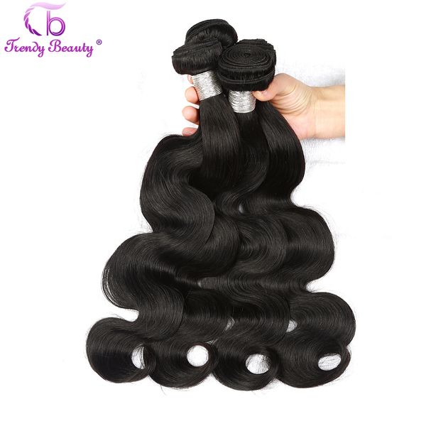 

trendy beauty hair indian body wave hair natural black 1b indian human hair weave extensions non remy hair ing, Black;brown