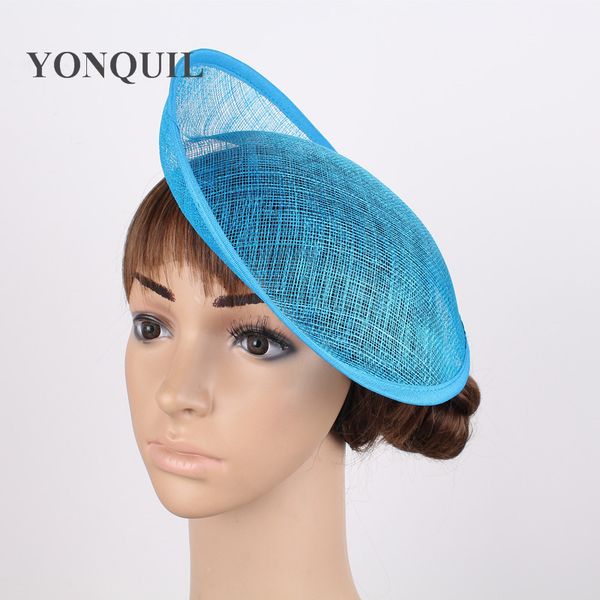 

turquoise or 12 colors 10"/25cm solid round hat handmade sinamay fascinator base diy hair accessories 12pieces/lot