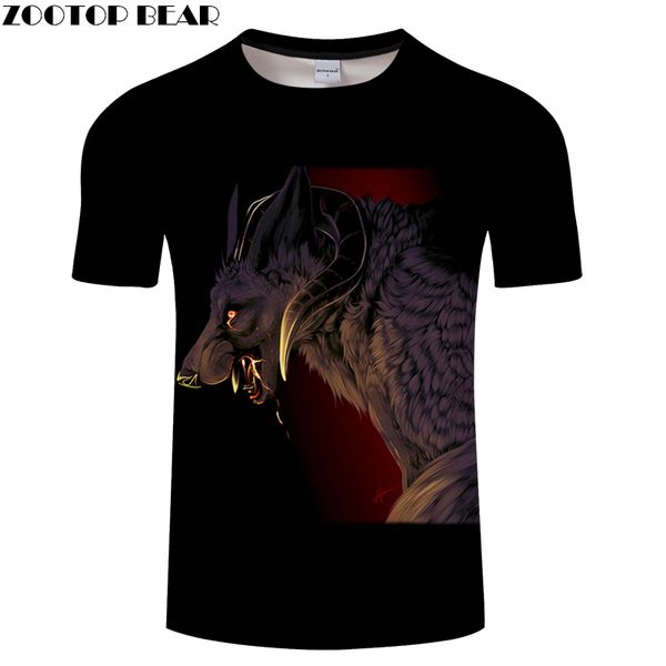 

snake 3d tshirts wolf t shirt men women t-shirt funny tee anime streatwear short sleeve tee hip hop dropship zooear, White;black