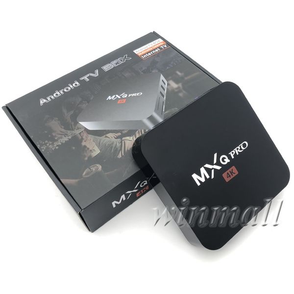 

mxq pro 4k tv box android 7.1 amlgoic s905w tv box hd smart mini pc 1g+8g/2gb+16gb wifi h.265 smart media player