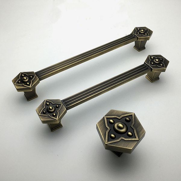 Antique Brass Wardrobe Door Handles Modern Furniture